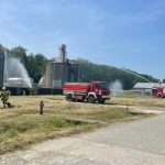 Vatrogasna vježba na otpremnoj stanici INA-e d.d. u Žutici