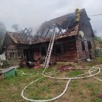 Intervencija na požaru drvene kuće