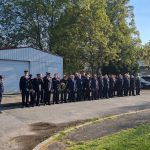 Polaganje vijenca ispred kipa Sv. Florijana